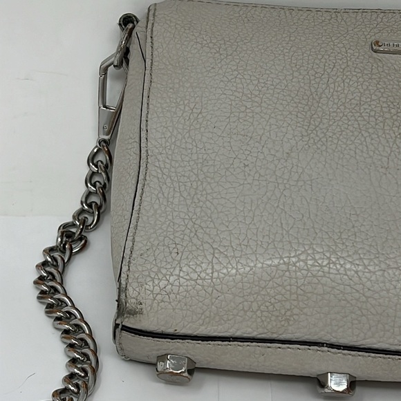 Rebecca Minkoff Fivezip Five Zip Gray Pebbled Leather Crossbody - Picture 5 of 13